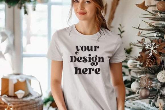 Bella Canvas 3001 Dust Mockup: T-Shirts & Graphics