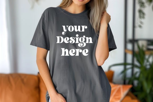Comfort Colors Pepper Mockup: Premium Graphics for T-Shirts