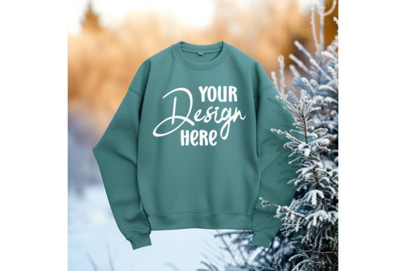 Comfort Colors Sweatshirt Mockup: Graphics for Hoodies Sweatshirts