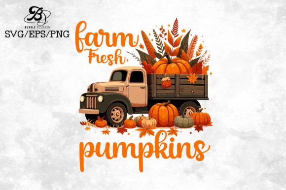 Farm Fresh Pumpkins: Graphics for T-Shirt Designs