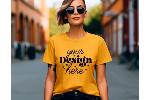 Gildan 5000 Women Fall Mockup 40: Graphics for T-Shirts
