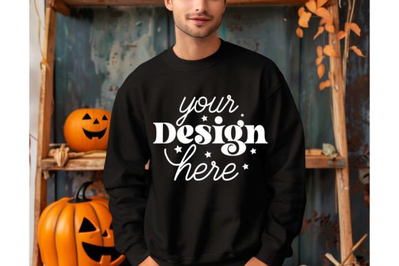 Halloween Sweatshirt Mockup Graphics
