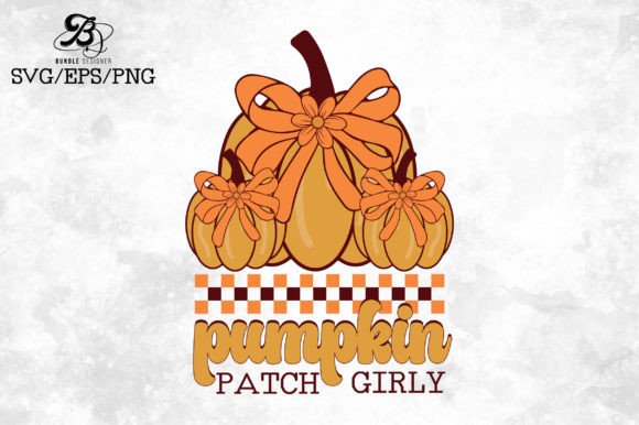 Pumpkin Patch Girly SVG: Graphics for T-Shirt Designs