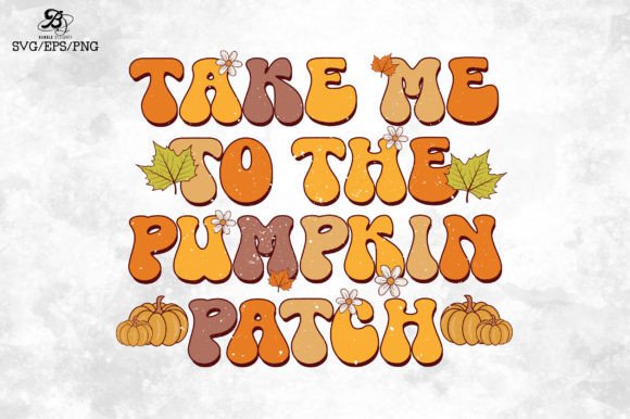 Pumpkin Patch Graphics for T-Shirt Designs