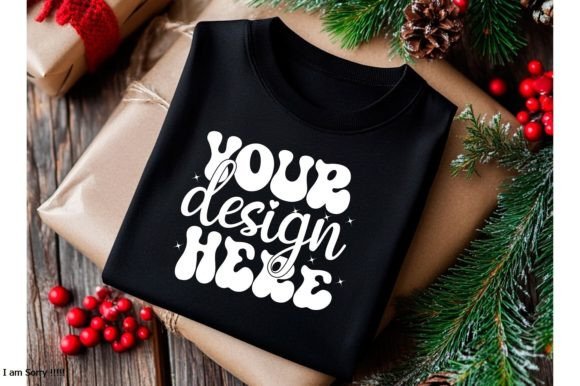 Reviewing Christmas Gildan Flat 5000 Mockup 47