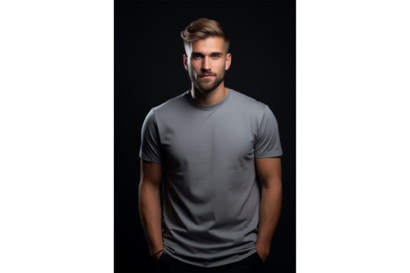 Reviewing the Man Wearing Grey T-Shirt Mockup for Designers